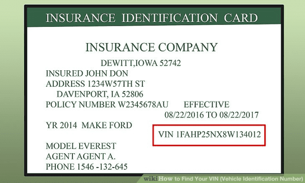 care insurance identification certificate