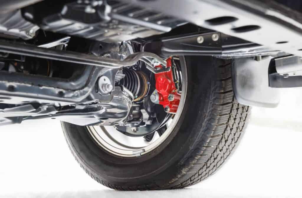 structural damage on a car